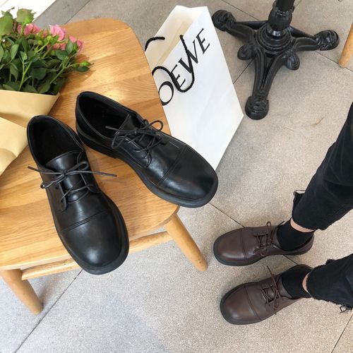 Queen Zoo Faux Leather LaceUp Shoes YesStyle