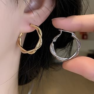 PANGU-Twisted Hoop Earring