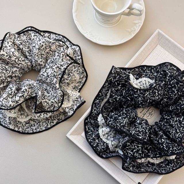 Kayochs-Double Ruffle Hair Scrunchie