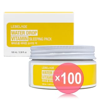 LEBELAGE - Water Drop Sleeping Pack - 5 Types (x100) (Bulk Box)
