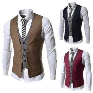 Sheck-Mock Two-Piece Vest