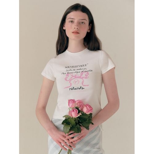 ★2025SS新作★ROLAROLA★NUBASIC TENCEL T-SHIRT SET NUBASIC TENCEL HALF T-SHIRT SET BLACK - ROLAROLA | 60