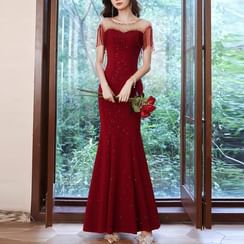 red dress shoes for homecoming Gorgeous Straps Red Sequin Appliques Tight Homecoming Dress – FancyVestido