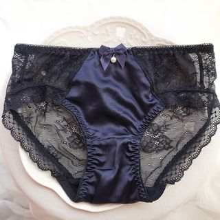 Momilove-Lace Panel Panty
