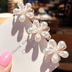 Miss Floral - Faux Pearl Flower Hair Claw Clip Miss Floral - Faux Pearl Flower Hair Claw Clip