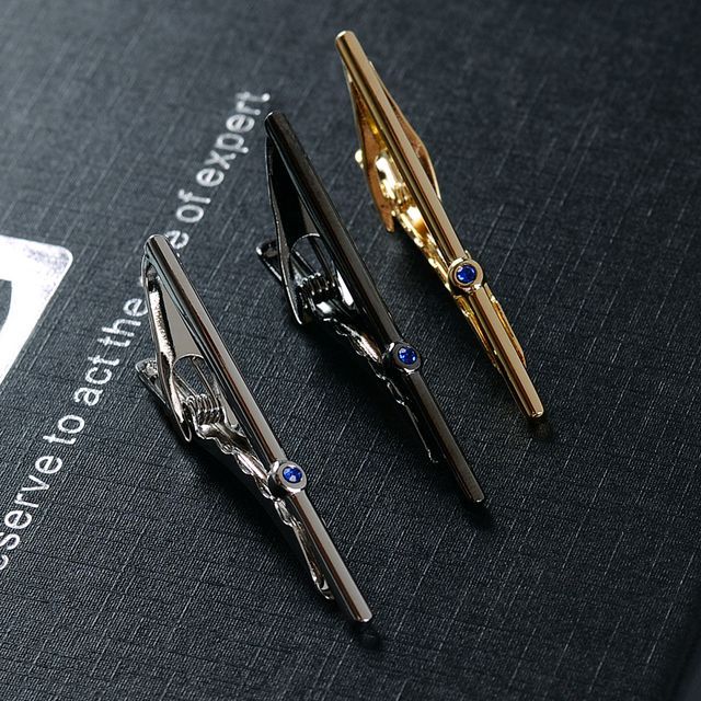 Prodigy-Rhinestone Alloy Tie Clip