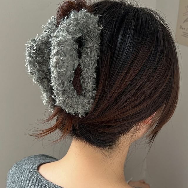 moliveny-Chenille Hair Claw Clip