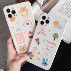 TinyGal - 刺绣卡通手机保护壳 - iPhone 11 Pro Max / 11 Pro / 11 / SE / XS Max / XS / XR / X / SE 2 / 8 / 8 Plus / 7 / 7 Plus TinyGal - 刺绣卡通手机保护壳 - iPhone 11 Pro Max / 11 Pro / 11 / SE / XS Max / XS / XR / X / SE 2 / 8 / 8 Plus / 7 / 7 Plus