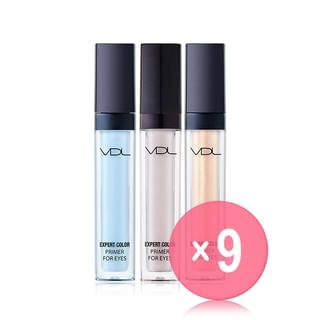 VDL - Expert Color Primer For Eyes - 3 Colors (x9) (Bulk Box)