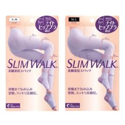 Slim Walk(スリムウォーク) - Compression Open-Toe Spats For Night - 2 Types