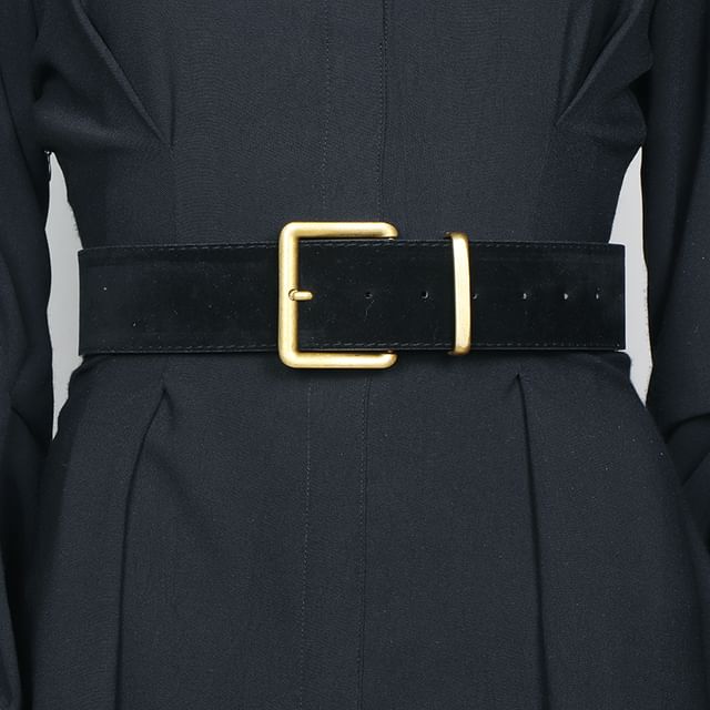 Poyol-Faux Leather Belt