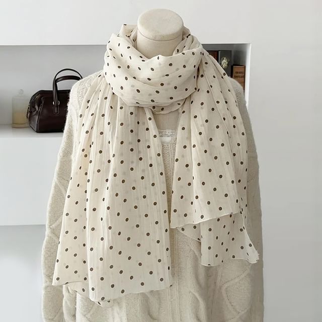 4-4 STUDIO-Polka Dot Shawl