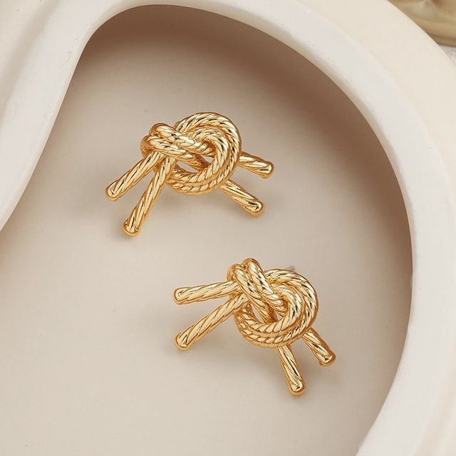 Jael-Knot Alloy Earring