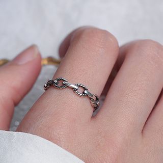 Chimerro-Chained Alloy Open Ring