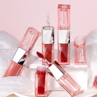GOGO TALES - Plump Longwear Double-end Lip Glaze - 6 Colors