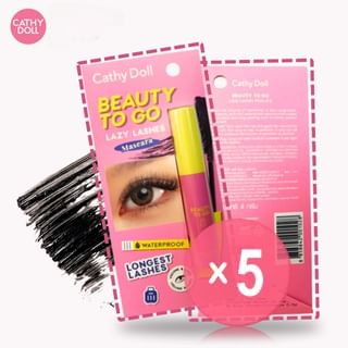 Cathy Doll - Beauty To Go Lazy Lashes Mascara 5pcs Bundle Set