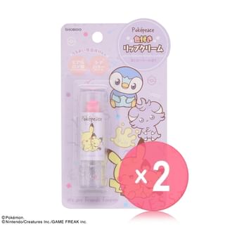 SHOBIDO - Pokemon Peace Tinted Lip Cream Purple 2pcs Bundle Set