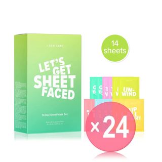 I DEW CARE - Let's Get Sheet Faced 14 Days Sheet Mask Set (x24) (Bulk Box)
