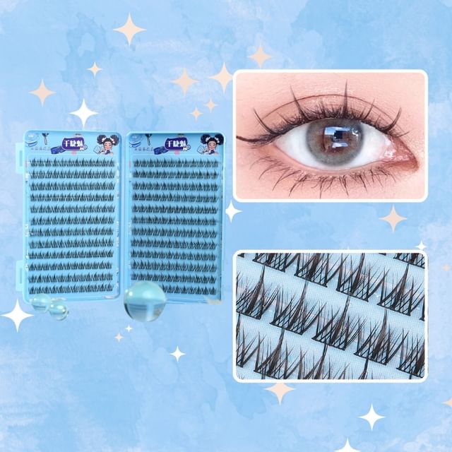 Bonnie Wisp-Glue-free False Eyelashes Clusters