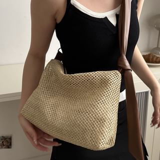 Indenis-Straw Crossbody Bag