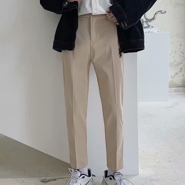 GRAYCIOUS-Cropped Straight Leg Dress Pants