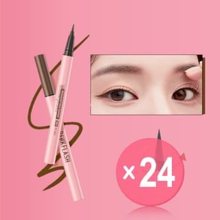 PINKFLASH - Waterproof Easy Eyeliner - 2 Colors (x24) (Bulk Box)