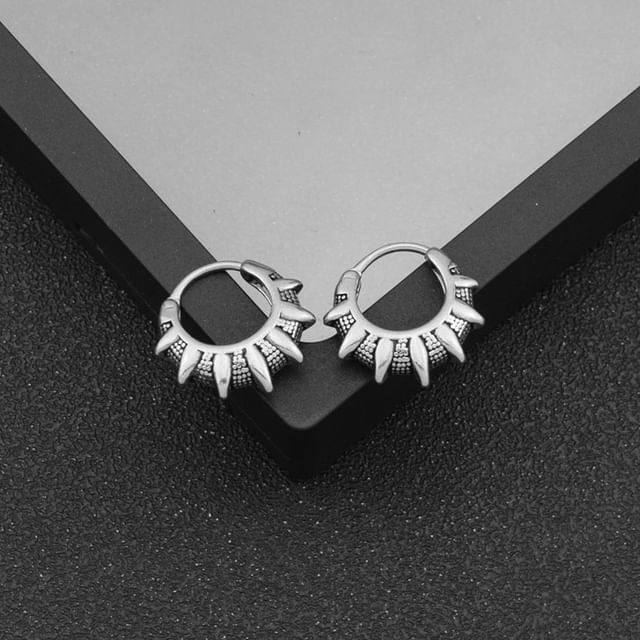 Juanitro-Gear Stainless Steel Huggie Earring