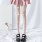 Cutout Bow Tights