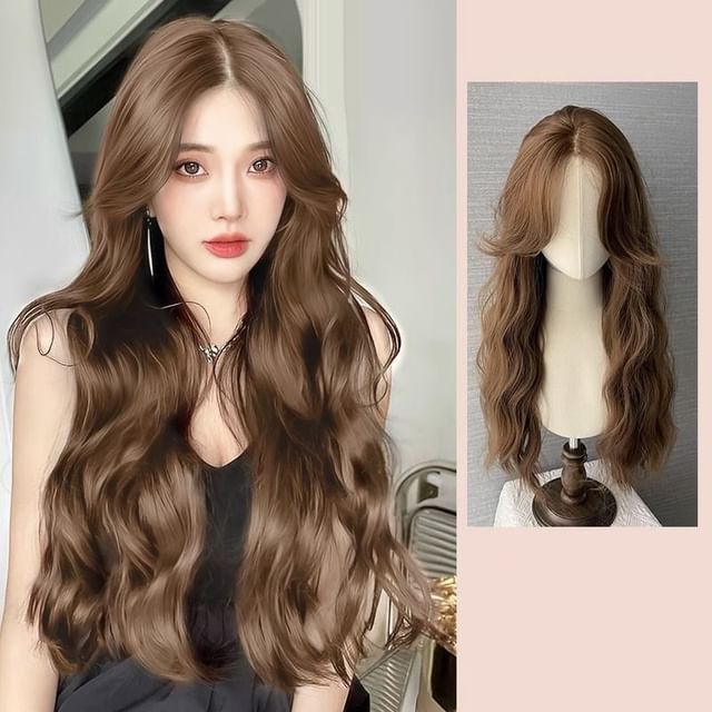 Jasmintinea-Wavy Long Full Wig