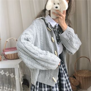 sailor collar cardigan