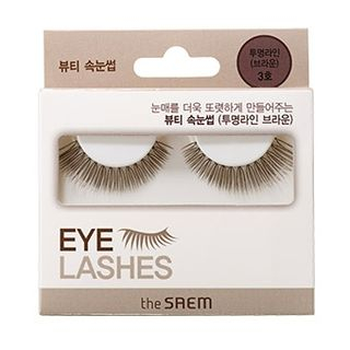 The Saem - Beauty Eyelash Brown Clear Line #3