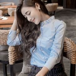 Hilsah - Frill-Trim Shirt Hilsah - Frill-Trim Shirt