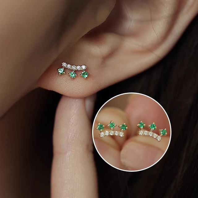 Phoenoa-Rhinestone Stud Earring