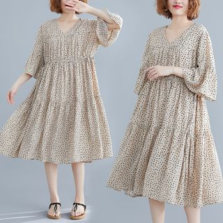 a line tiered dress