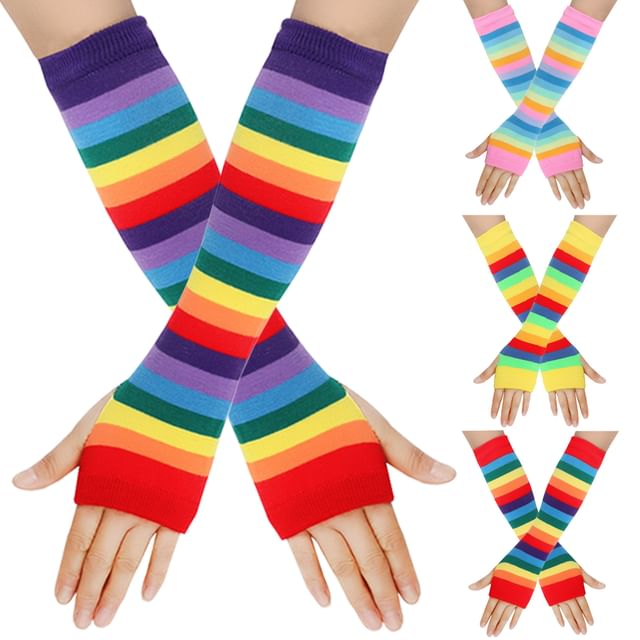 Kinoxslone-Rainbow Warmer Arm Sleeves Various Designs