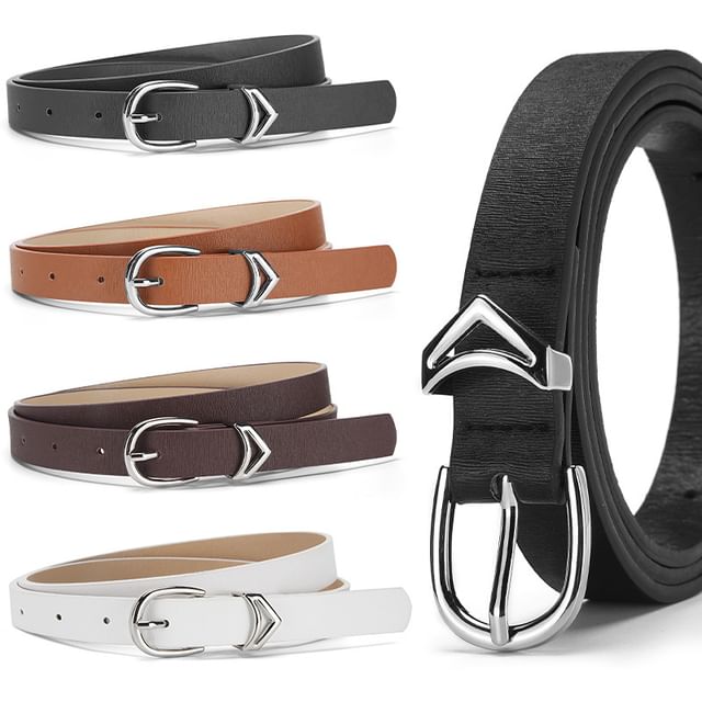 Leatha - Faux Leather Belt | YesStyle display picture 1