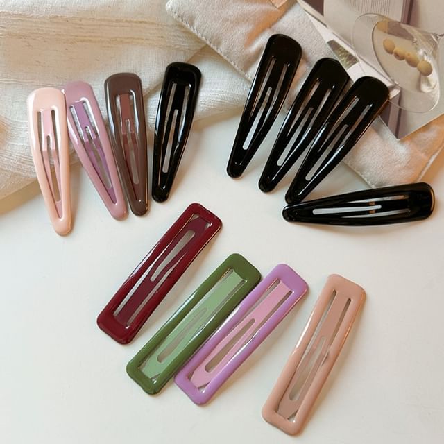 Rodiv-Set of 4 Plain Snap Clip