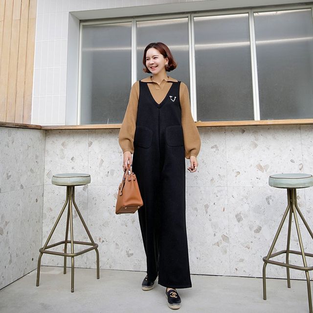 woolen jump suit