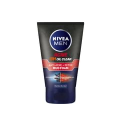 NIVEA - Men Acne 8H Oil Clear Mud Foam