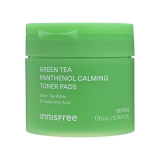 innisfree - Green Tea Panthenol Calming Toner Pads