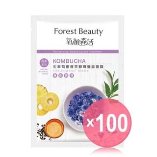 Forest Beauty - Natural Botanical Series Kombucha Treatment Mask (x100) (Bulk Box)