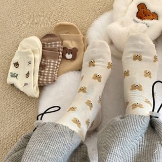 Intimo - Bear Print Socks