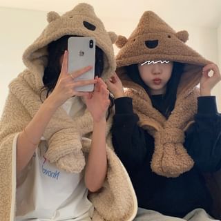 Olsin Animal Chenille Hooded Cape (Various Designs) / Set Sale