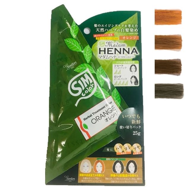 SimSim Japan - Madame Henna Herbal Treatment Color | YesStyle