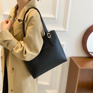 Fema - Faux Leather Tote Bag