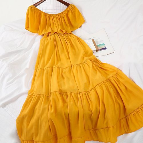 navy blue off the shoulder long sleeve dress Wholesale Women's Elegant Off The Shoulder Ribbed Long Sleeve Dress