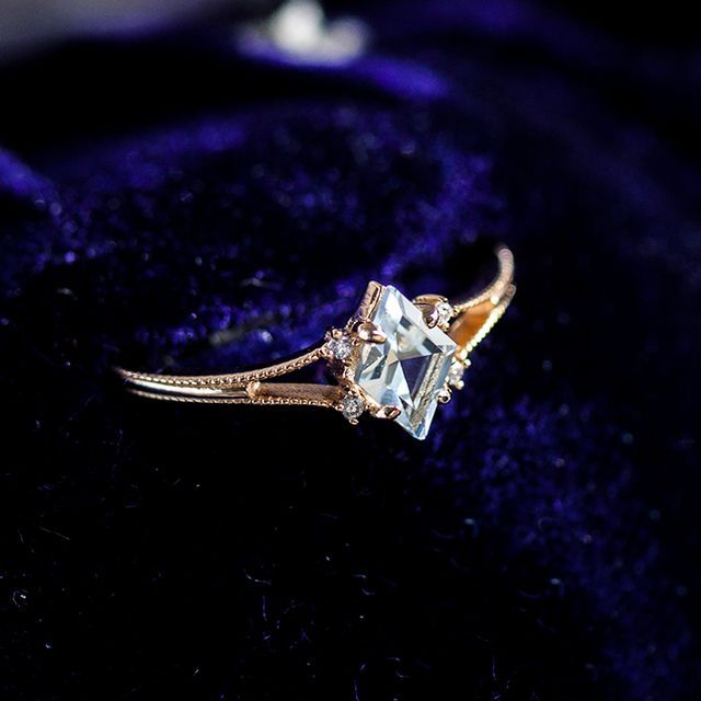DECADES-Rhinestone Sterling Silver Ring