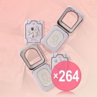 YIGU DIGU - Retro Metal Box Bling Highlighter - 6 Colours (x264) (Bulk Box)