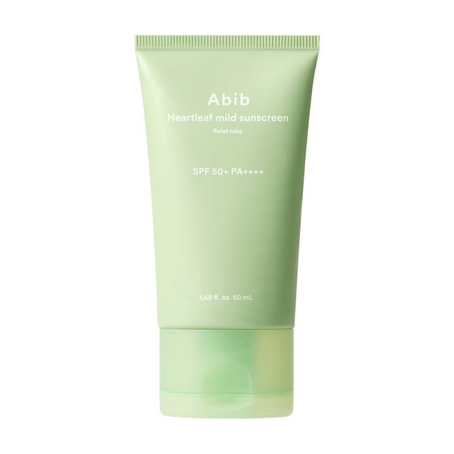 Abib-Heartleaf Mild Sunscreen Relief Tube