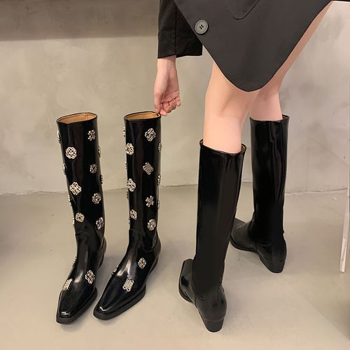 Tall clog boots online